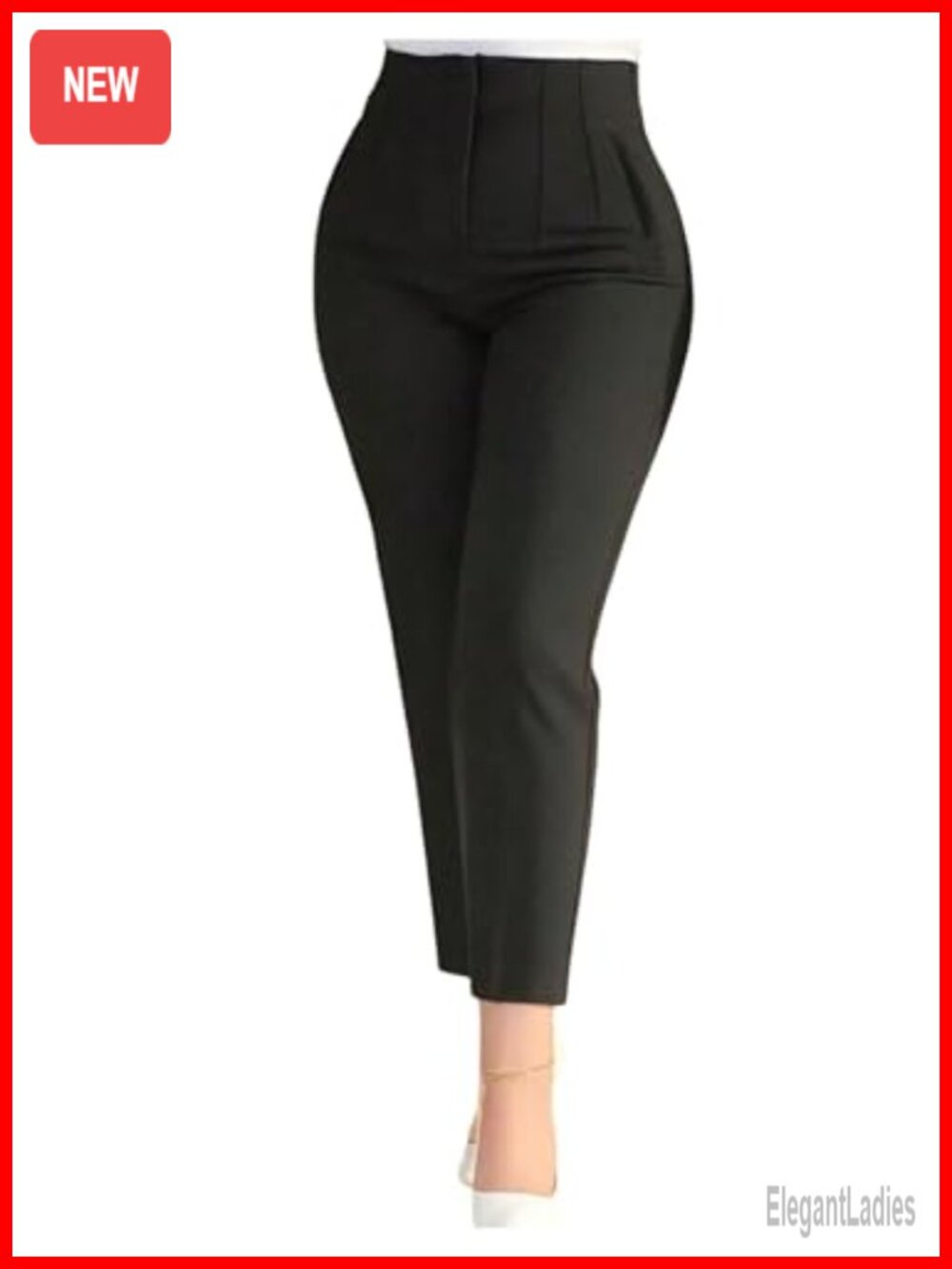 Women's Low Rise Stretchy Dress Pants Capri Work Slacks